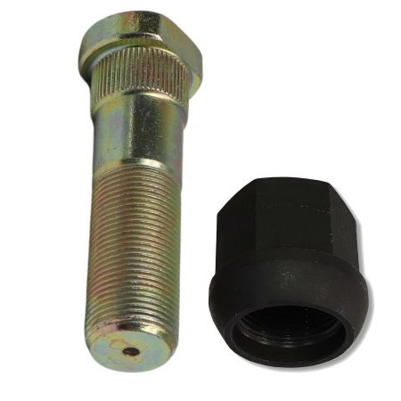 SZPILKA BLIŹNIAKÓW NA KOŁO PRZYCZEPY 88,5 mm + NAKRĘTKA HL 6011 8011 M22